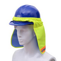 Lime Summer Hard Hat Mesh Sunshade w/ PVA Cooling